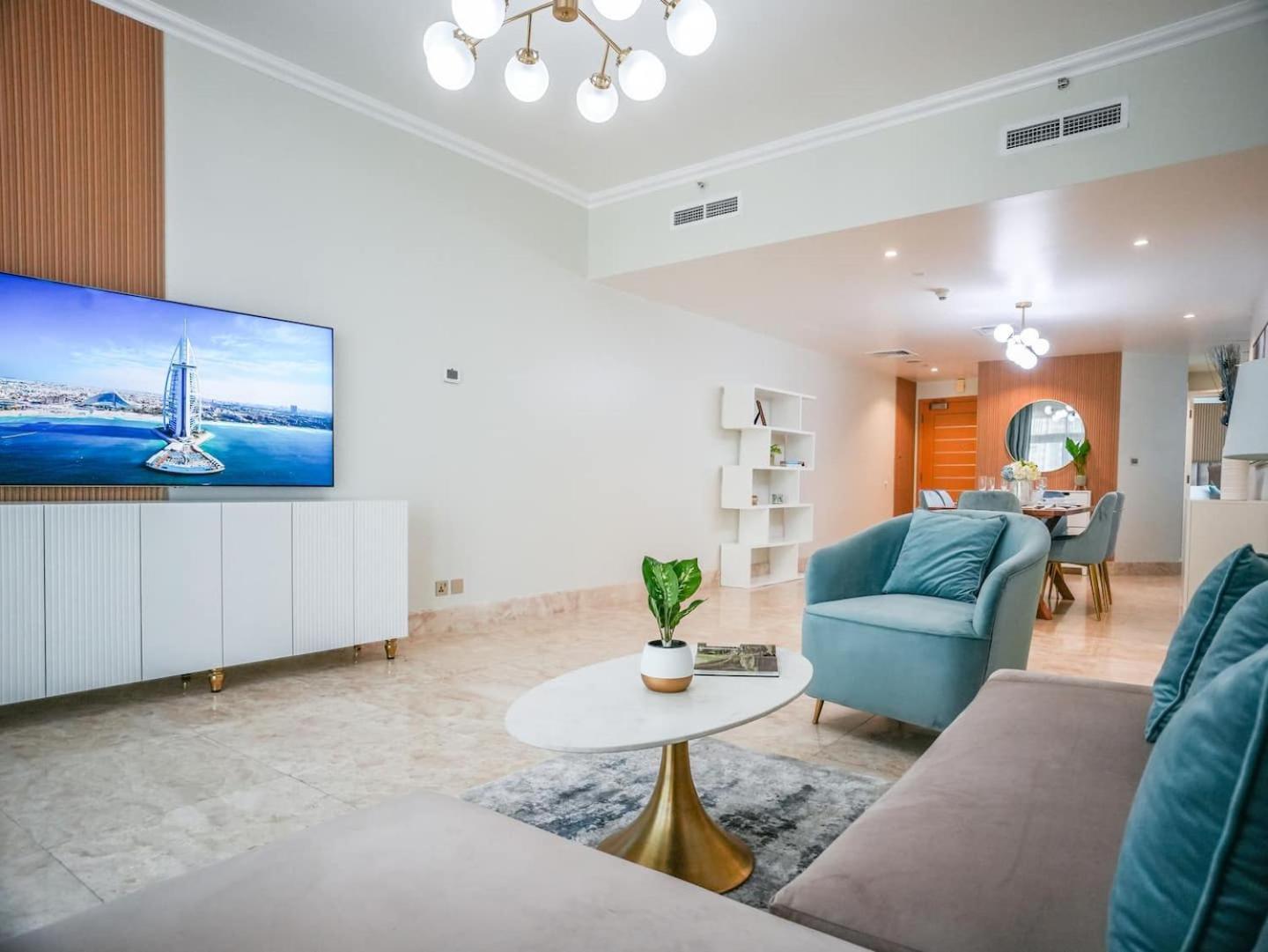 Deluxe 3 Bedroom With Marina & Sea View 두바이 외부 사진